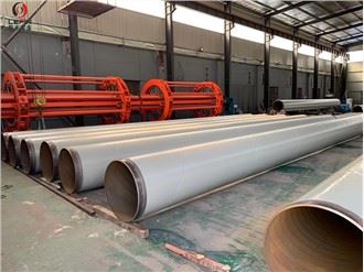 AWWA C213 FBE প্রলিপ্ত ইস্পাত পাইপ